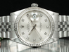 Rolex Datejust 36 Jubilee Bracelet Silver Diamonds Dial 16234
